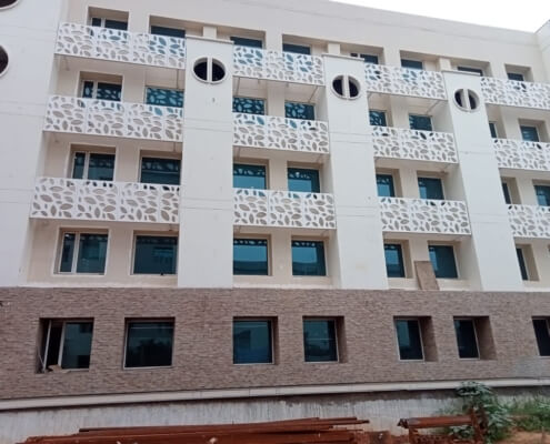 upvc windows installation in a building